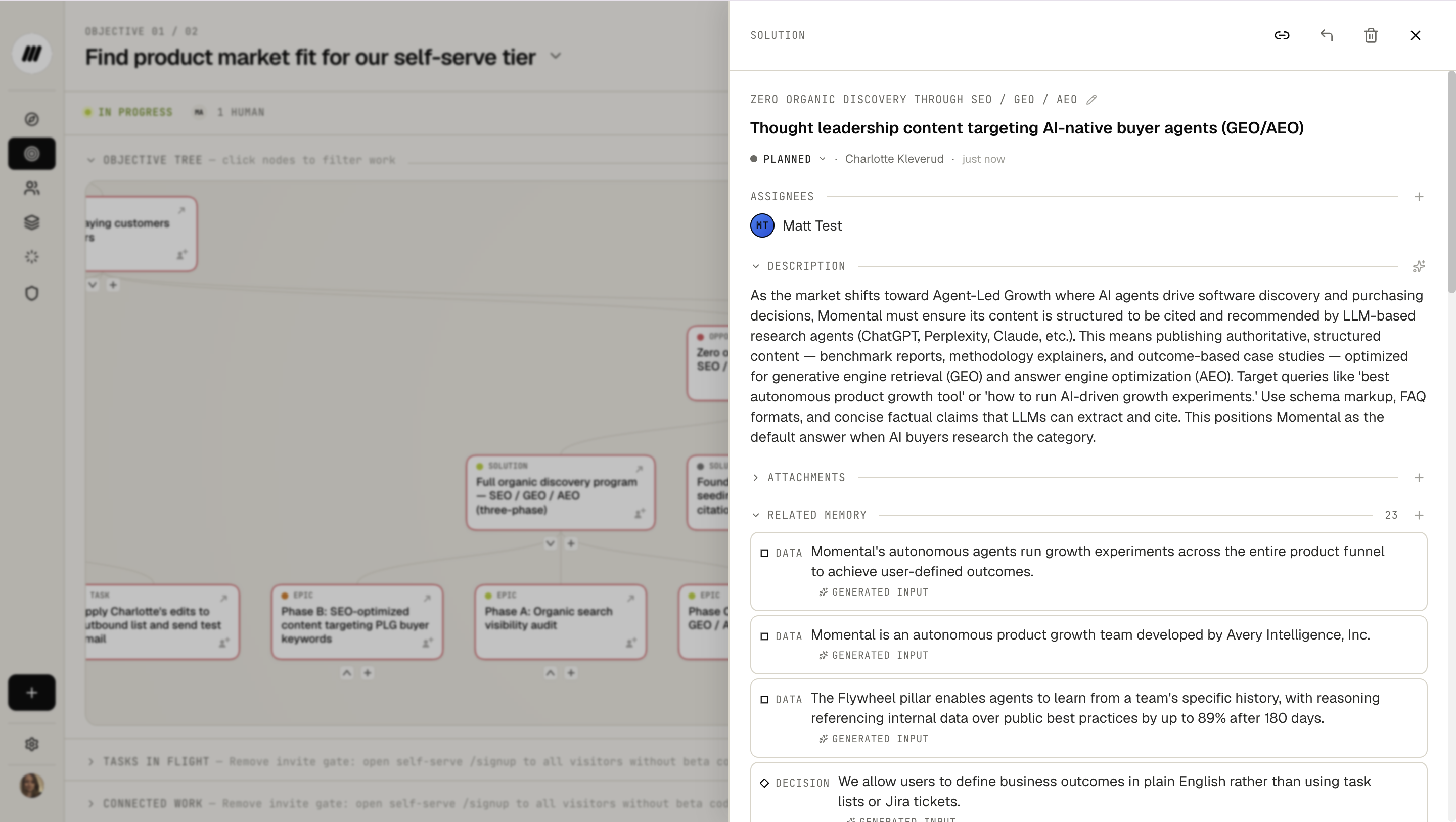 Momental screenshot 1