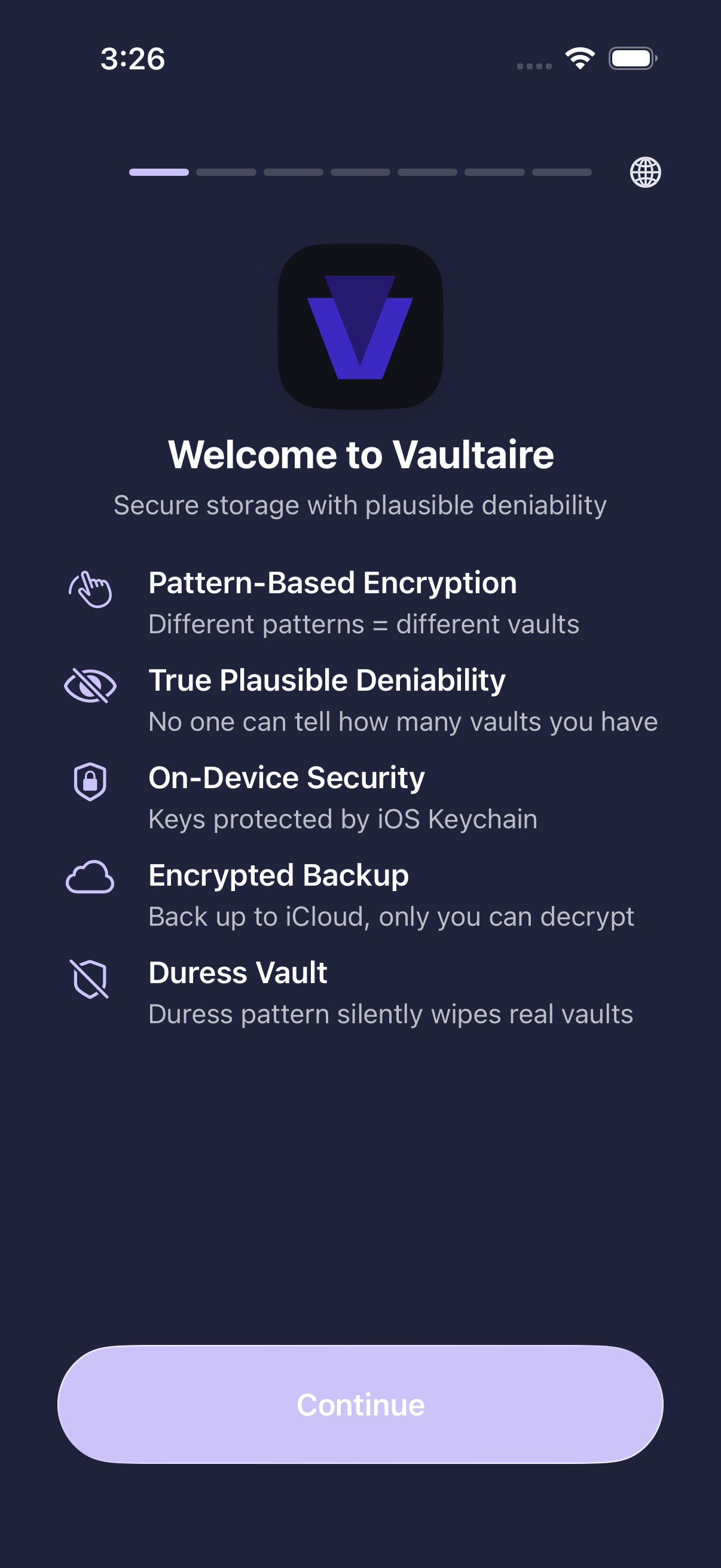 Vaultaire screenshot 1