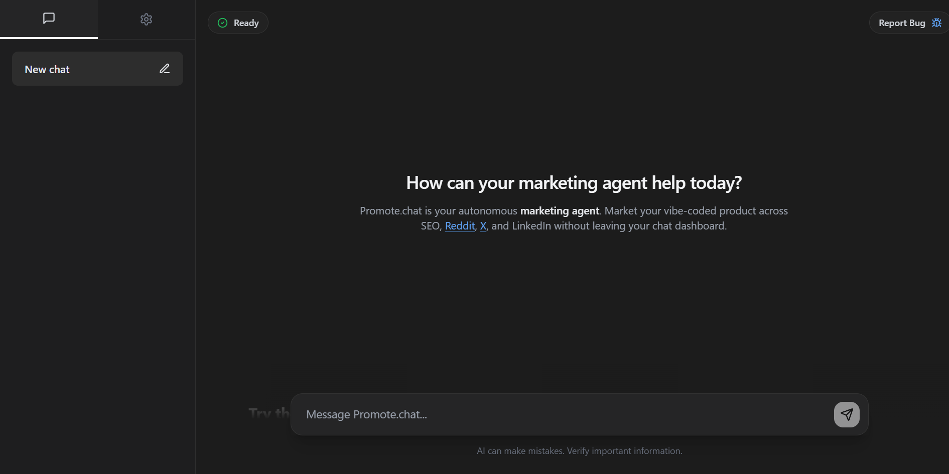 Promote.chat screenshot 1