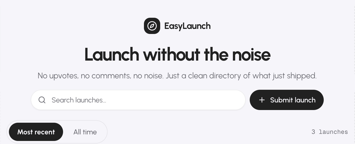 EasyLaunch screenshot 1