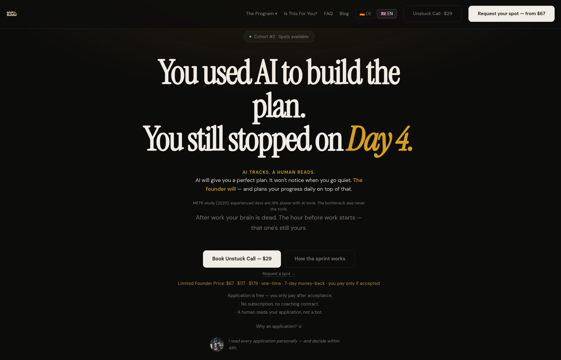MVP Builder screenshot 1