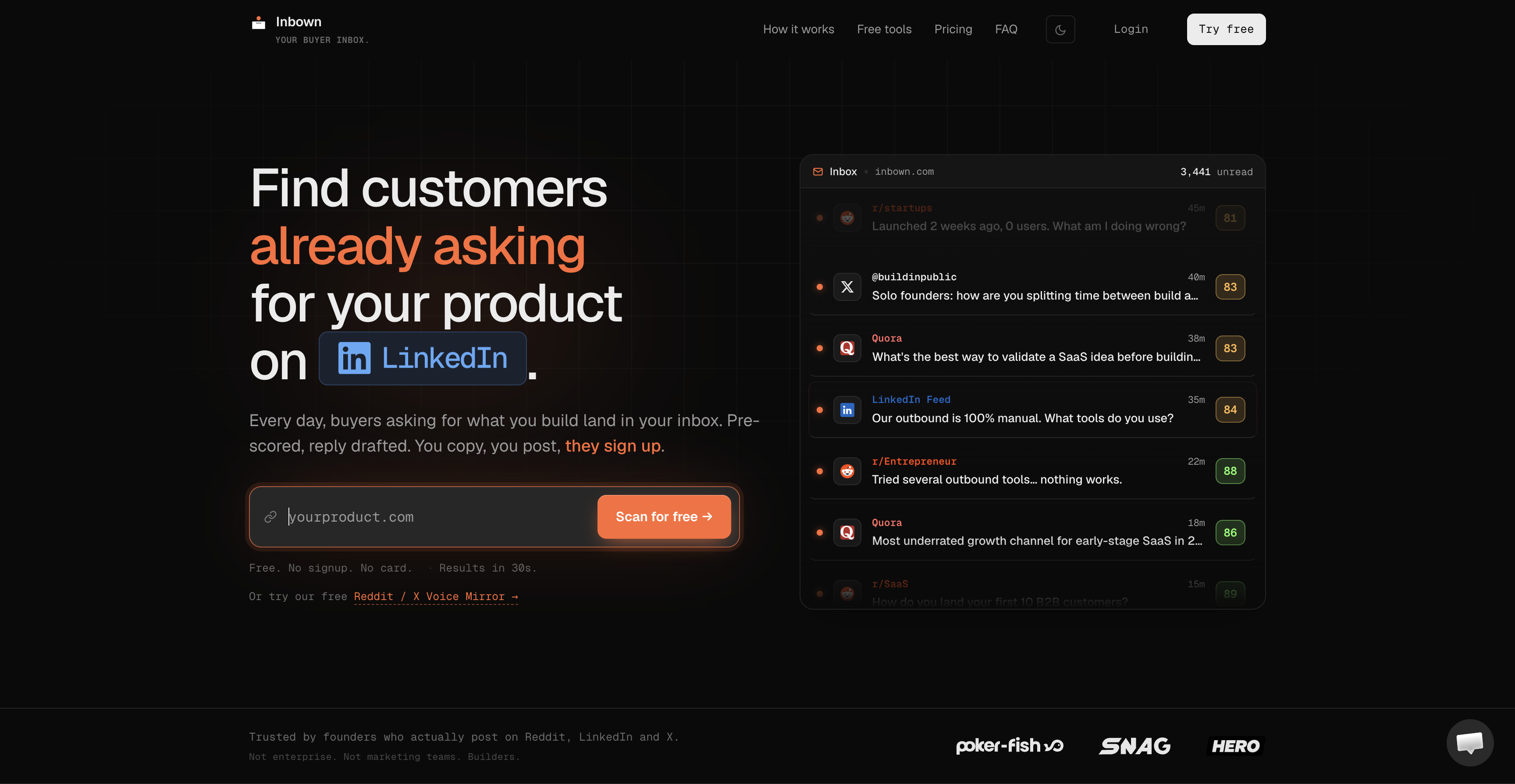 Inbown screenshot 1