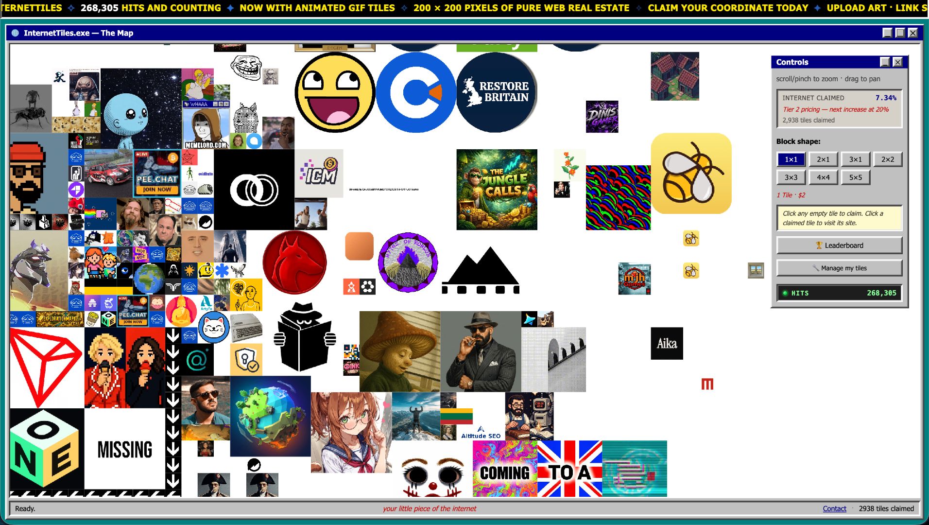InternetTiles screenshot 1
