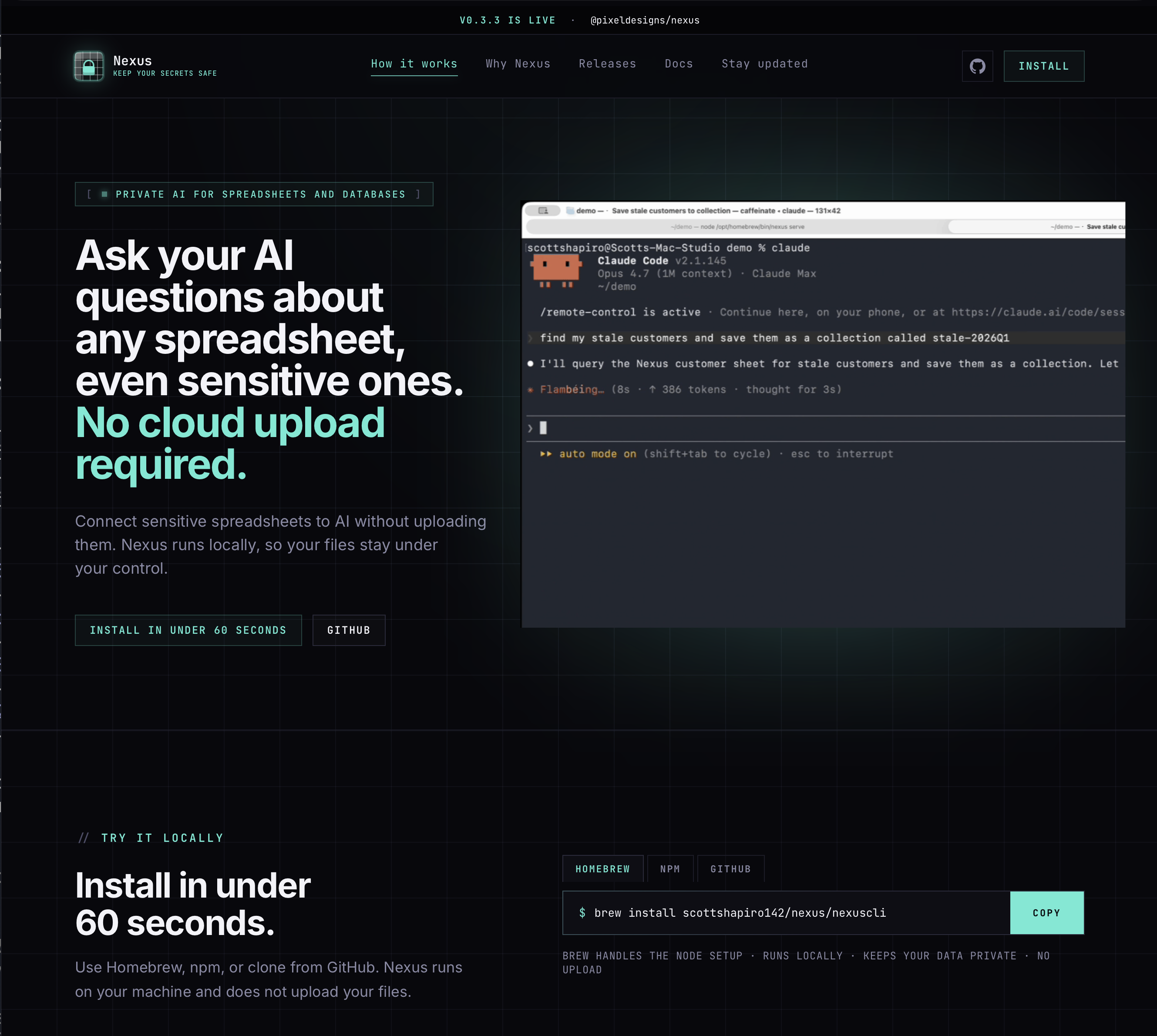 Nexus screenshot 1