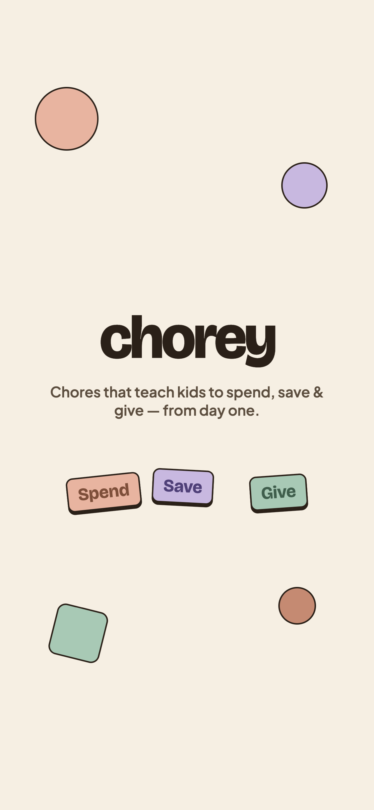 Chorey: chores and allowance screenshot 1