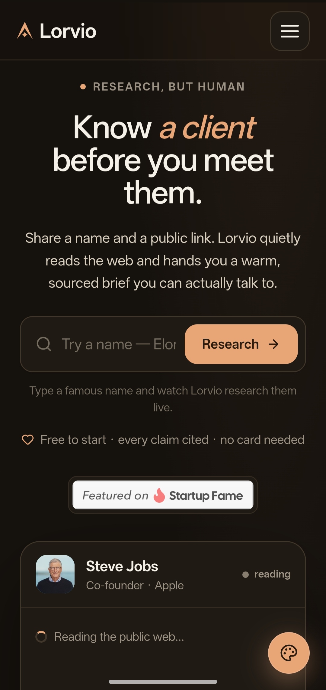 Lorvio screenshot 1