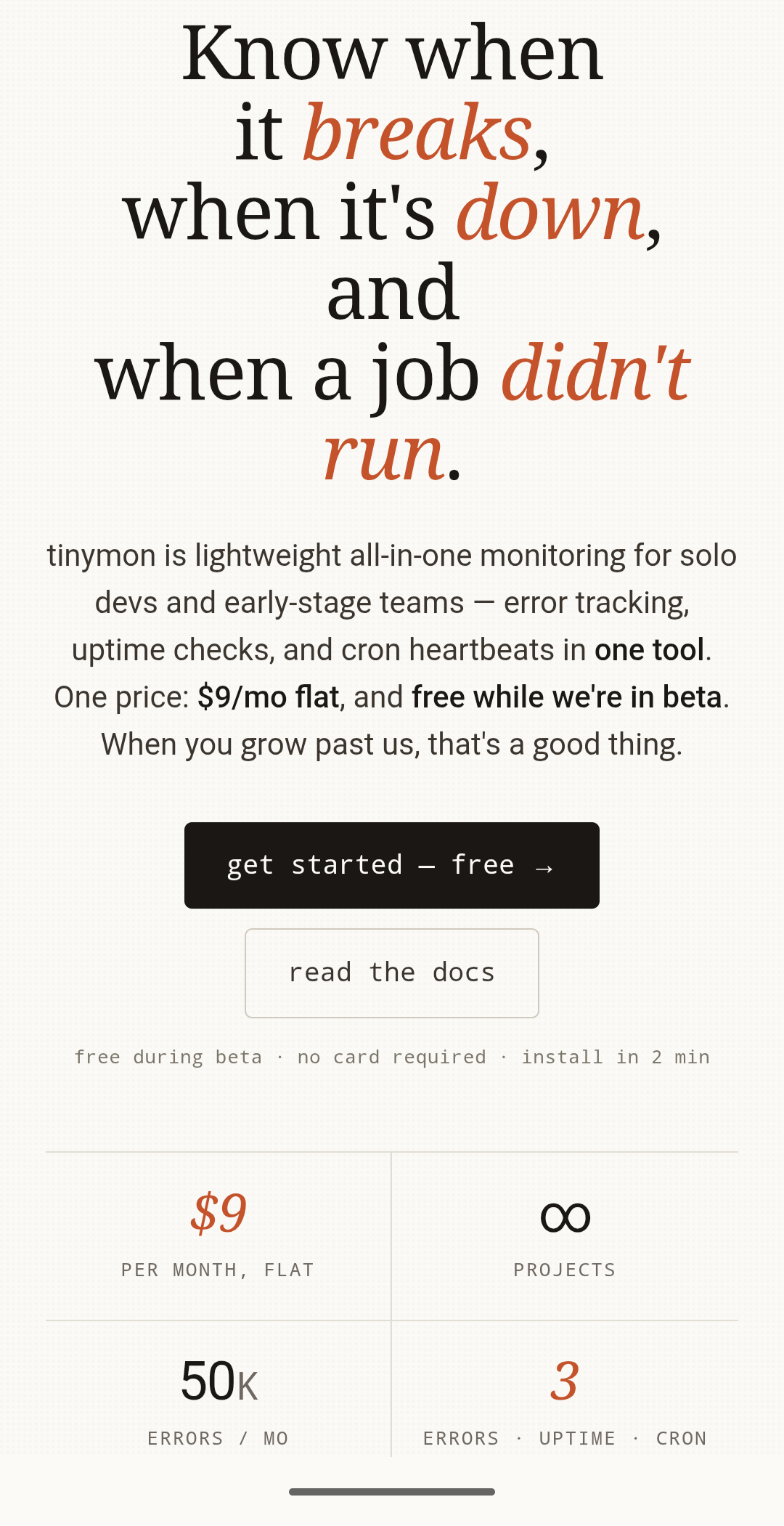 tinymon screenshot 1