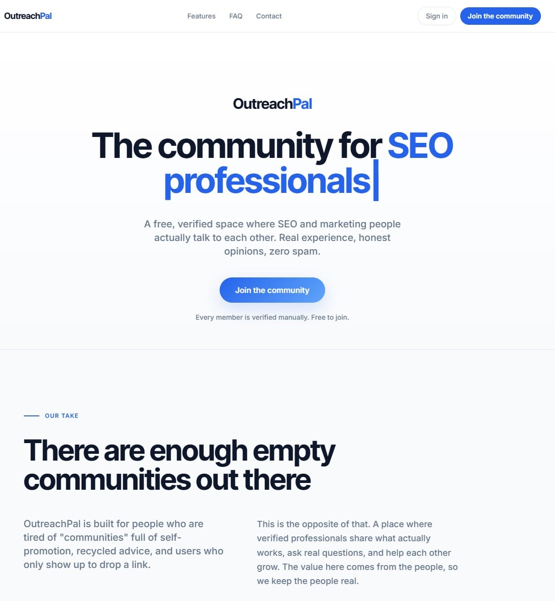 OutreachPal Community screenshot 1