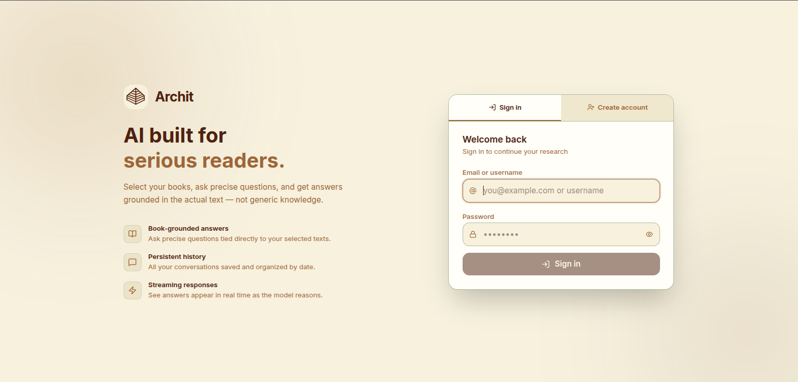 Archit screenshot 1