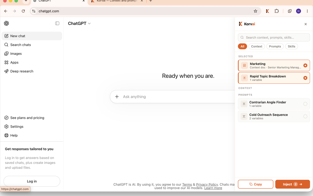 Korvai screenshot 1