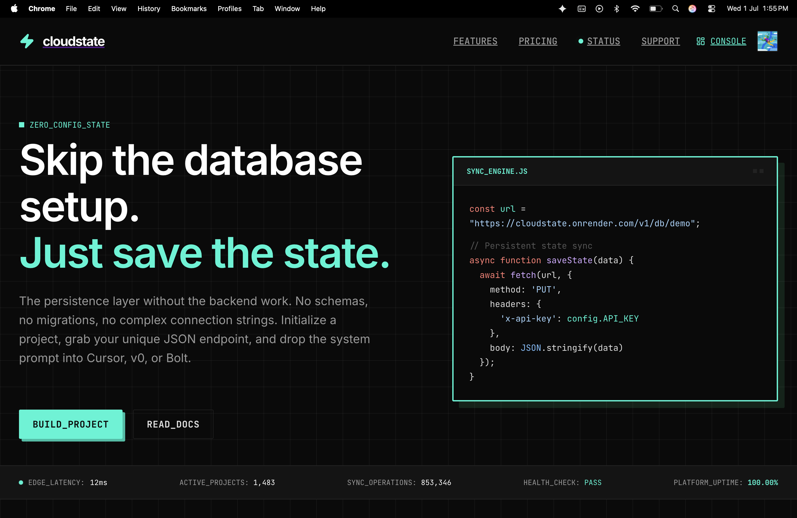 CloudState screenshot 1