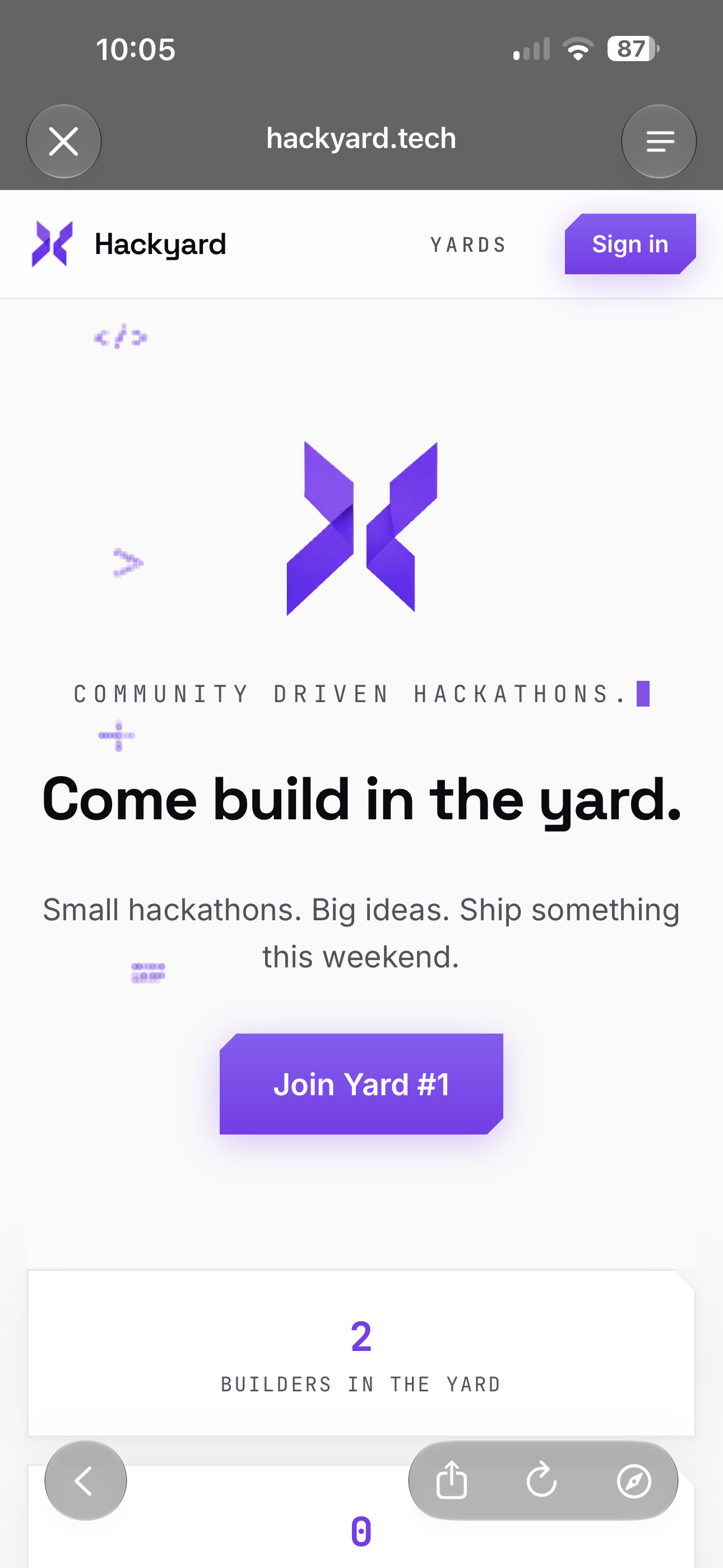 Hackyard screenshot 1