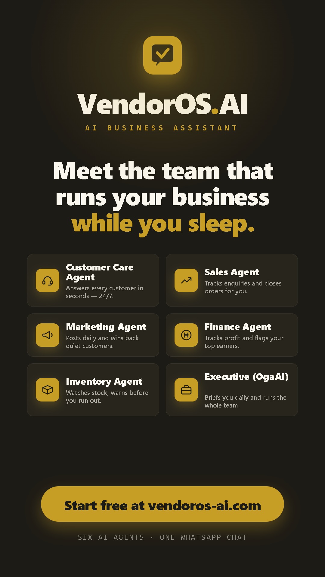 VendorOS AI screenshot 1