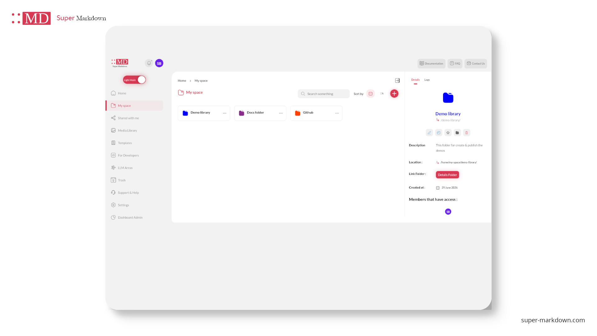 Super Markdown screenshot 1