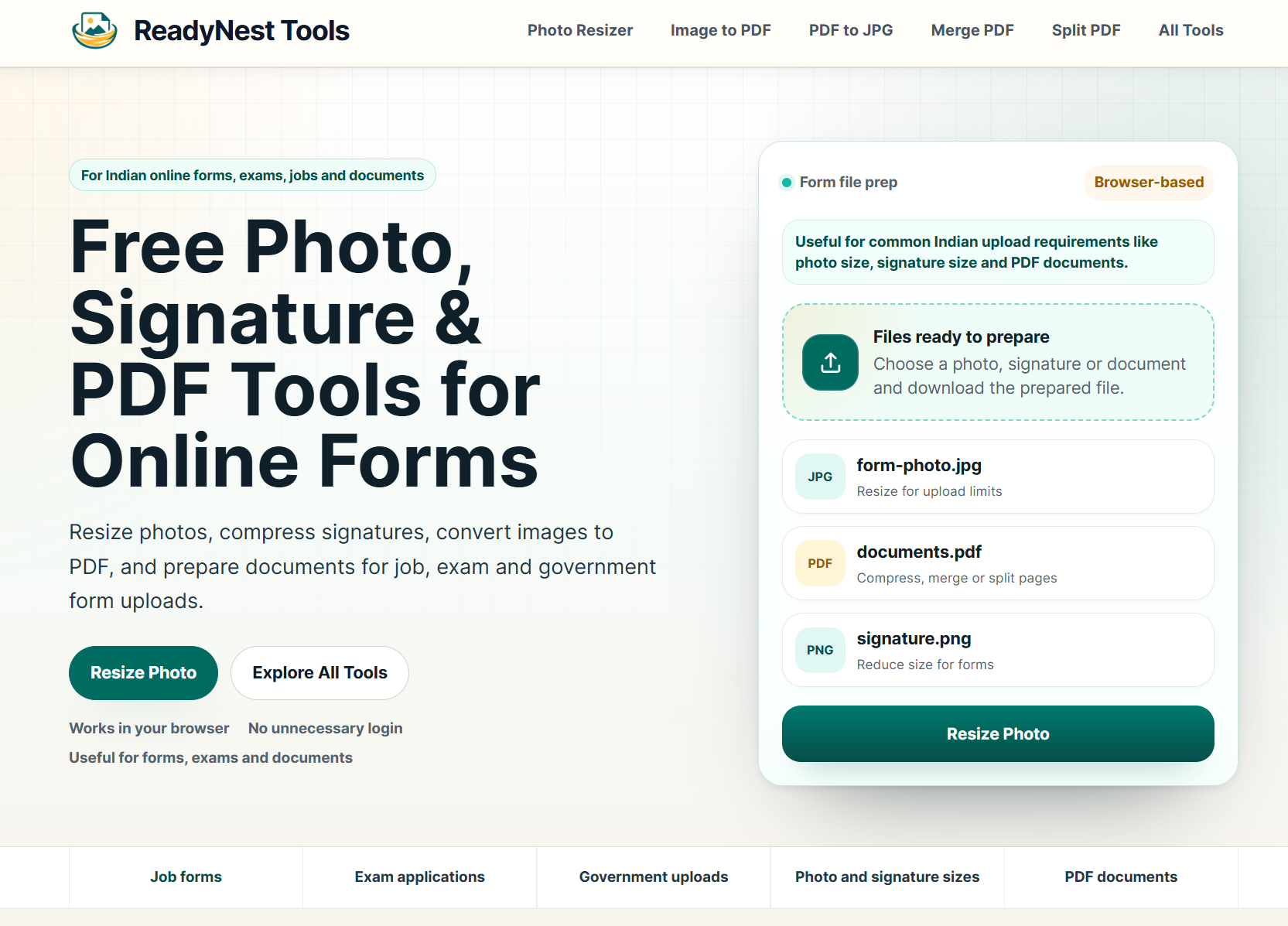 ReadyNest Tools screenshot 1