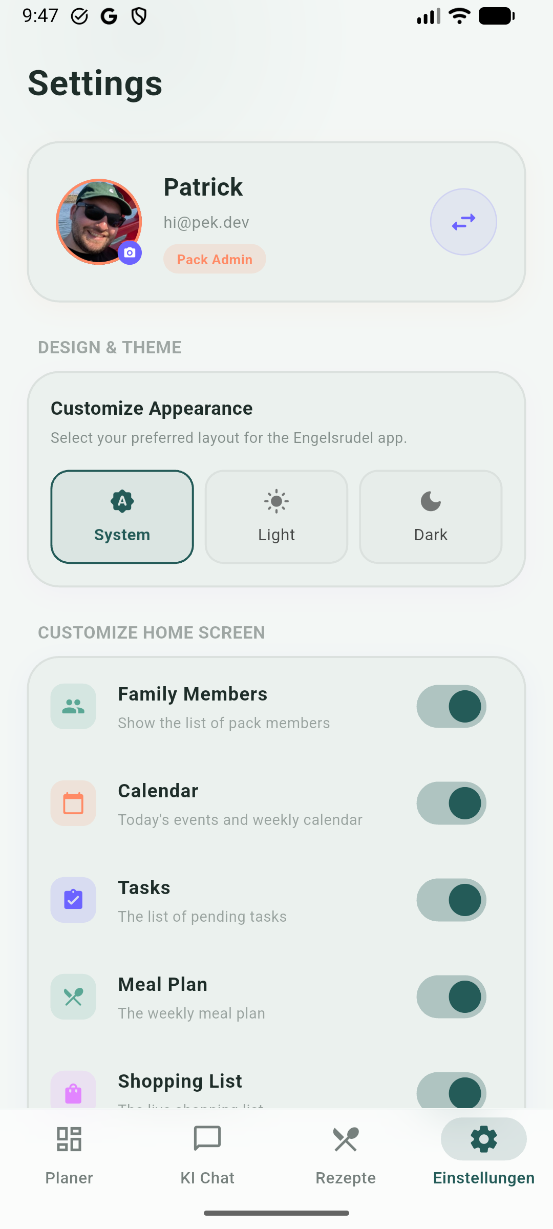 Pack Planner screenshot 1