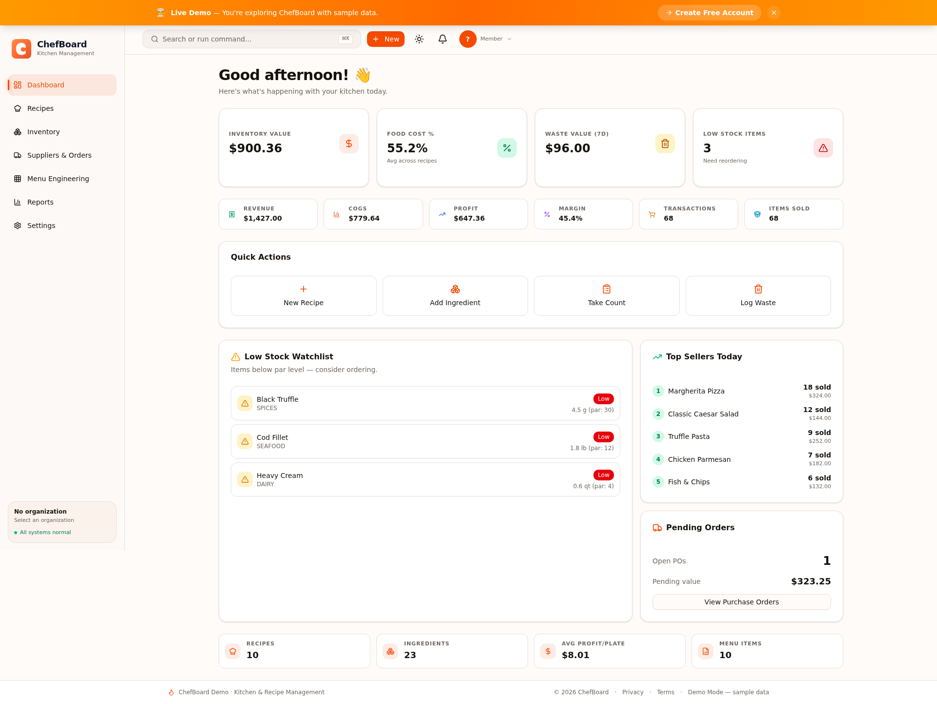 ChefBoard screenshot 1