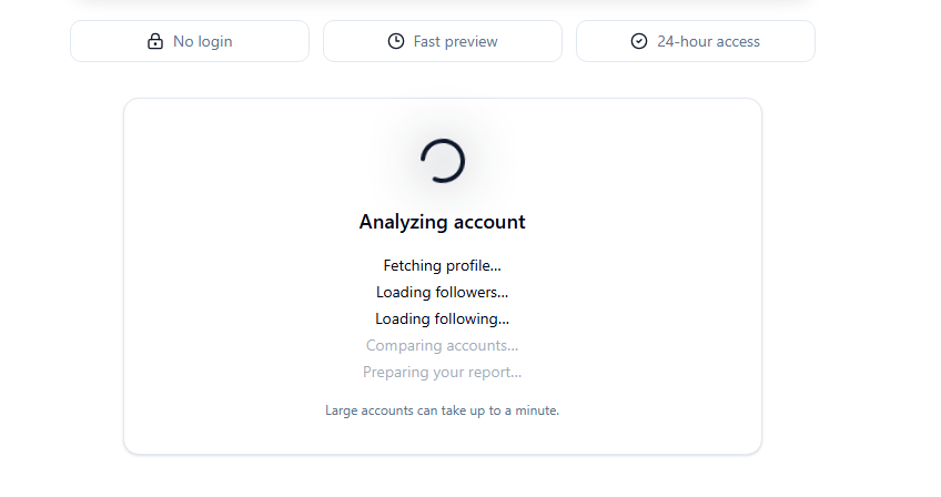 Nonfollower screenshot 1