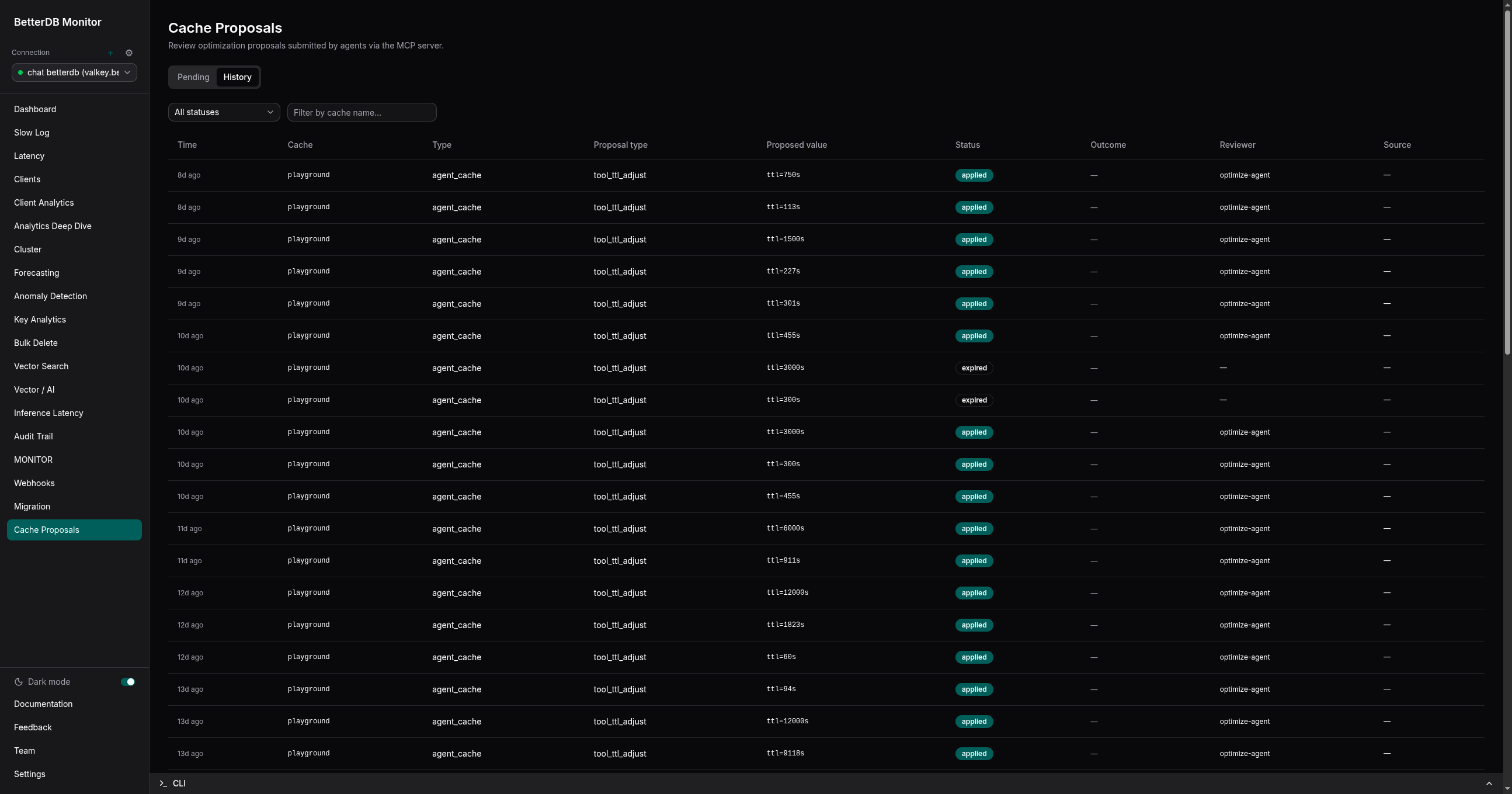 BetterDB screenshot 1