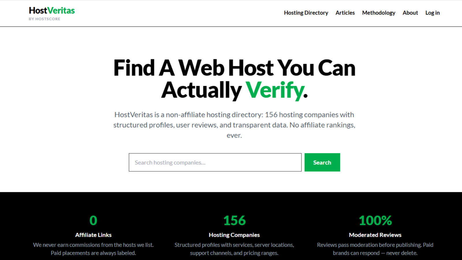 HostVeritas screenshot 1
