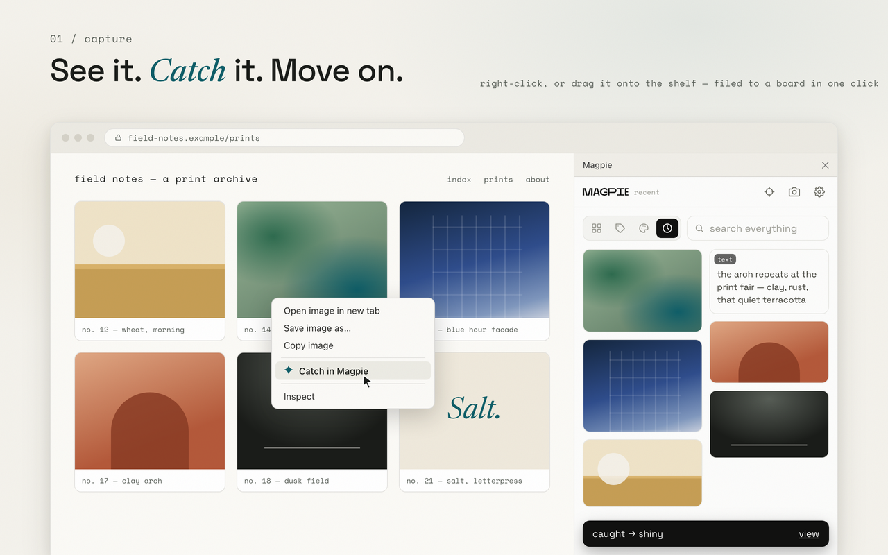 Magpie screenshot 1