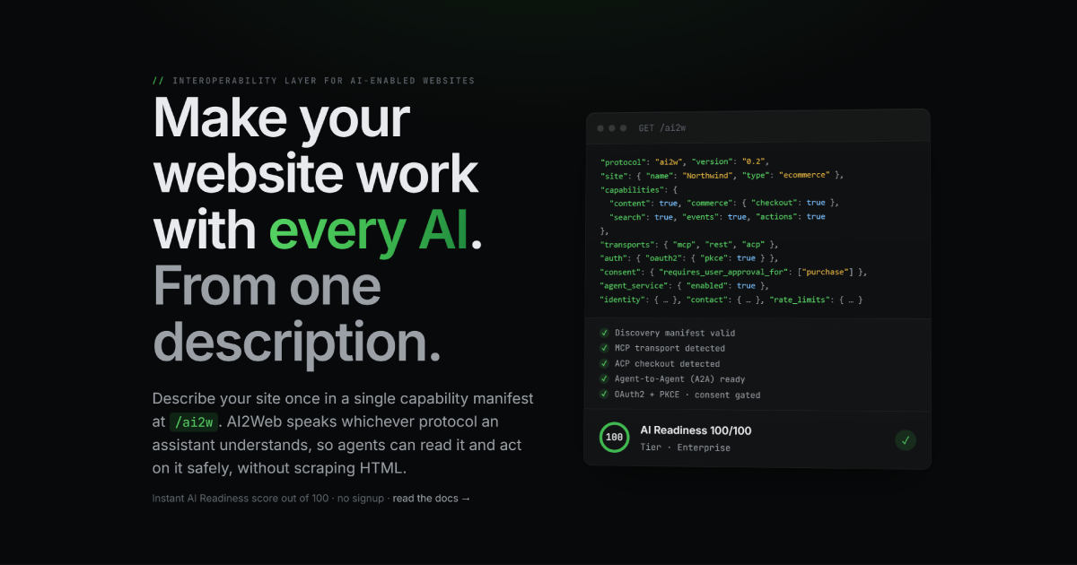 AI2Web screenshot 1