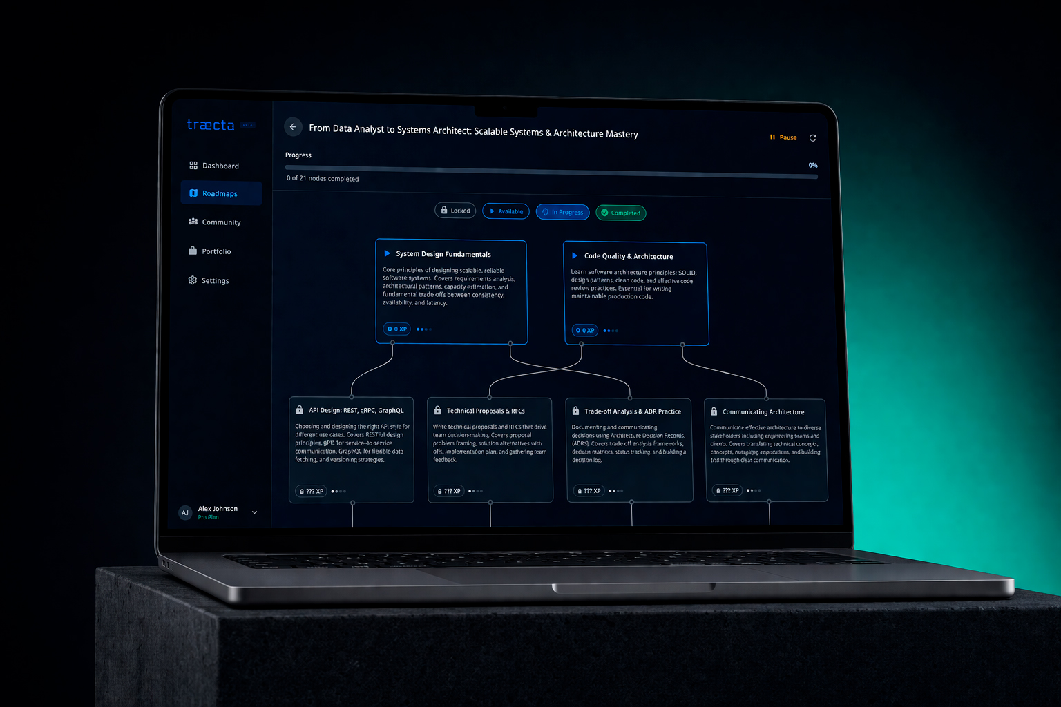 Traecta screenshot 1