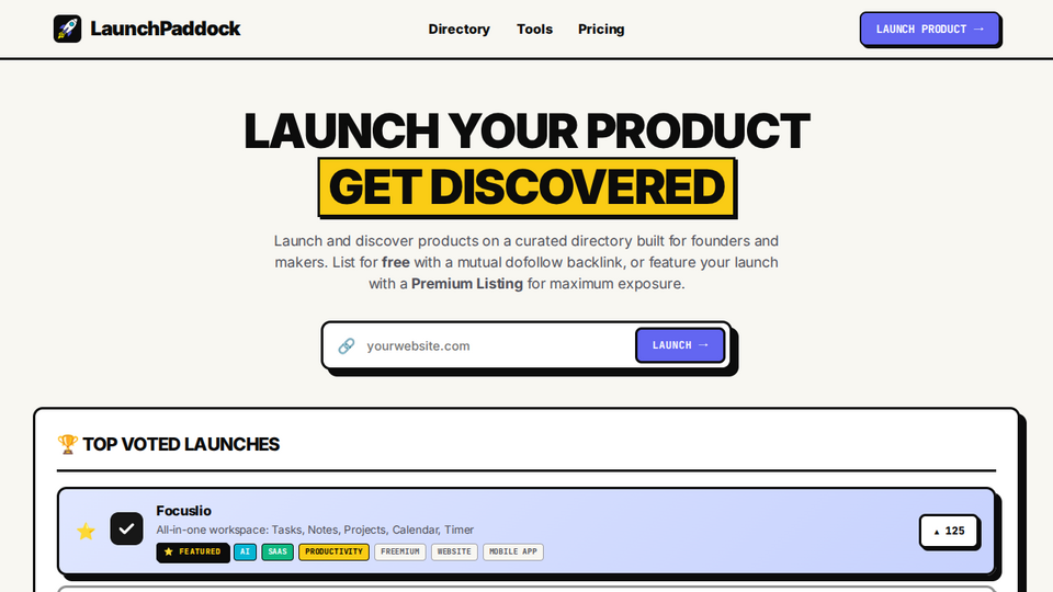 LaunchPaddock screenshot 1