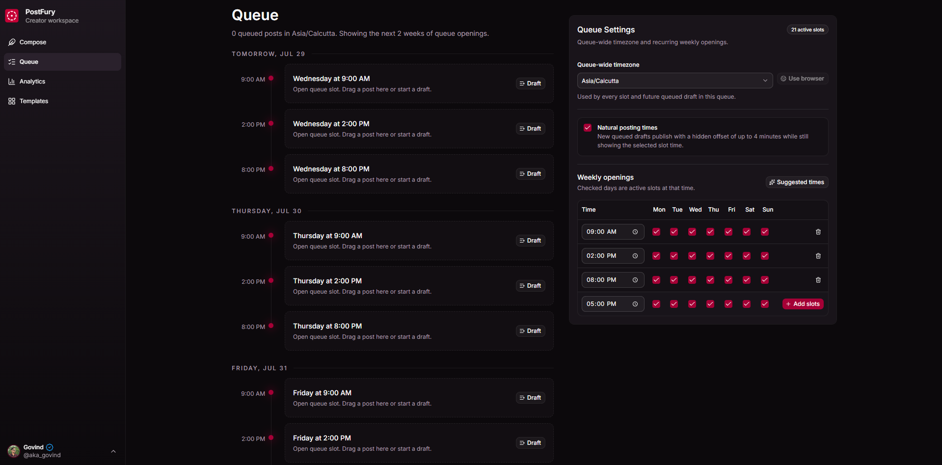 PostFury screenshot 1
