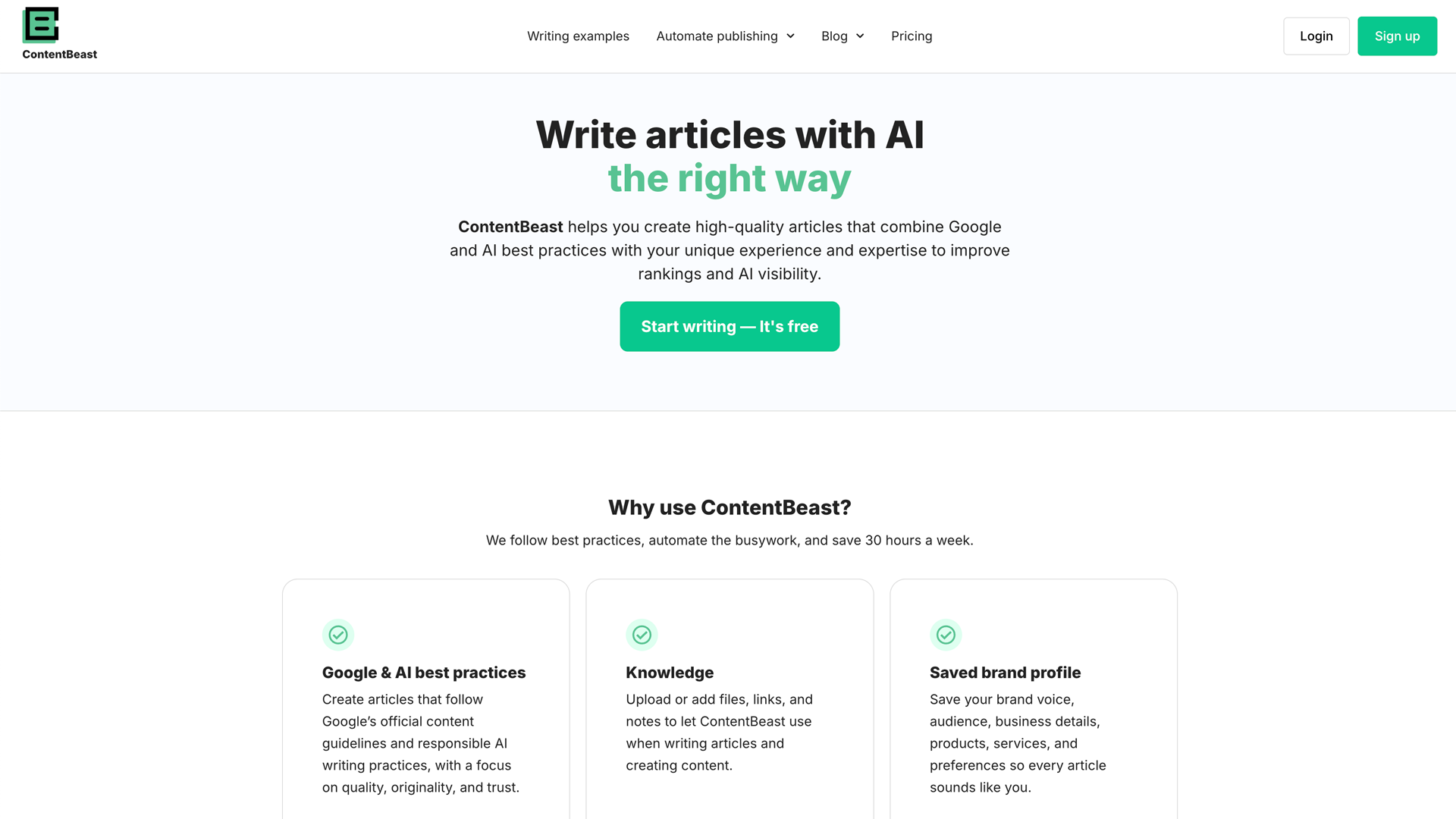 ContentBeast screenshot 1