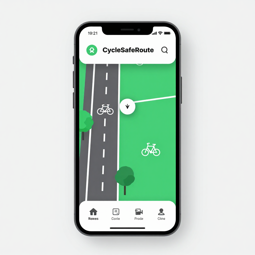 CycleSafeRoute screenshot 1
