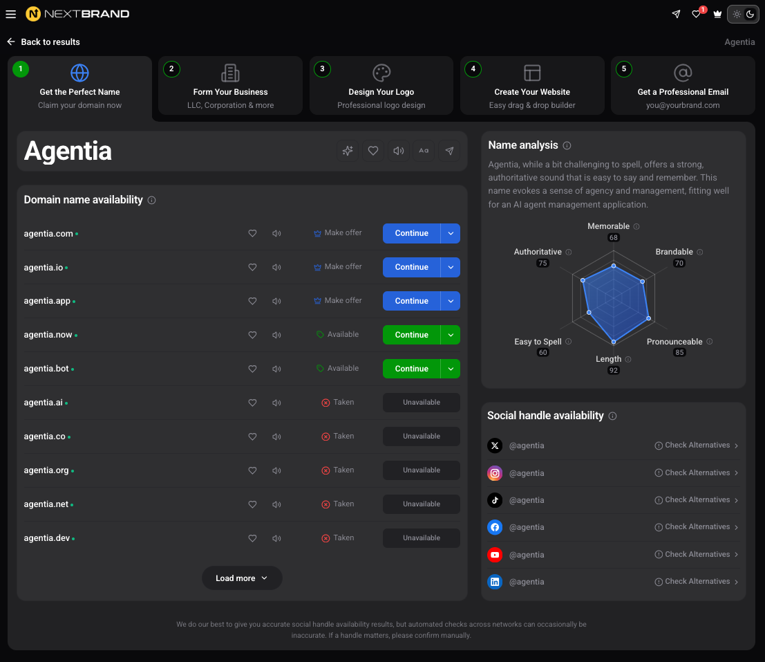 NextBrand.com screenshot 1